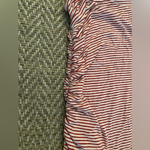 ELAN candy striped ONE SHOULDER size M - Picture 2 of 5